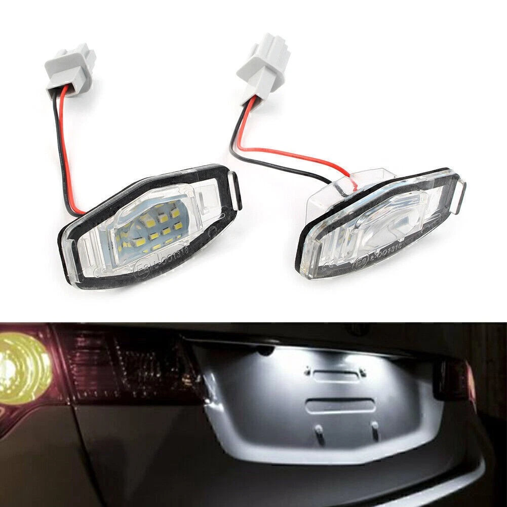 2X Canbus Error Free LED License Plate Light for Honda Accord Civic Acura TSX TL
