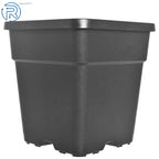 Set of 10 Reusable 2 Gallon Black Nursery Pots for Plants