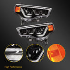 LED Headlight Assembly Pair for Toyota 4Runner (2014–2023)