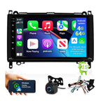 Android 15 Car Stereo 4+64GB for Mercedes A B Vito Sprinter VW Crafter (2015–2023)