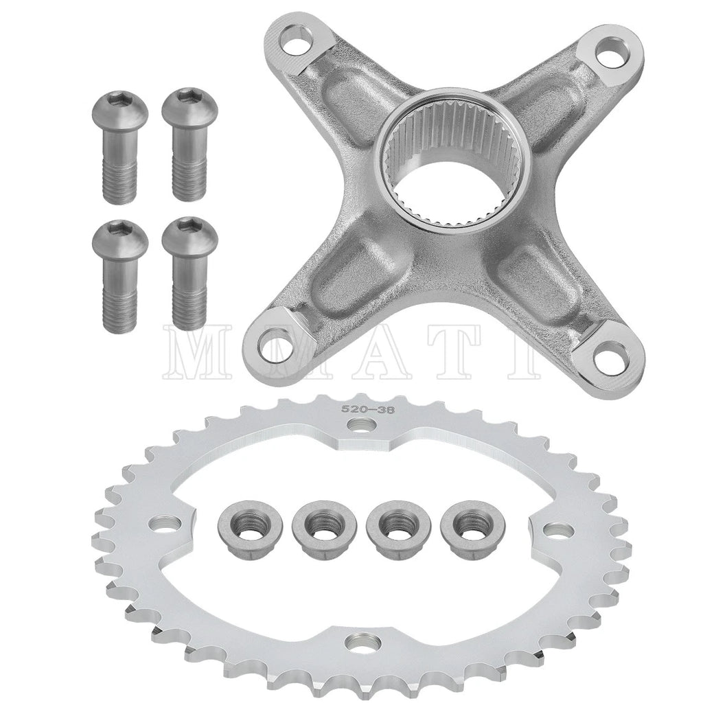Rear Axle Sprocket Hub Mount for Yamaha YFZ450R YFZ450X (2009–2024)