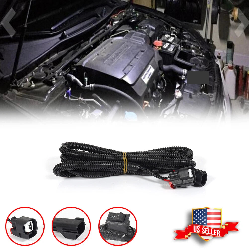 Under Hood Light Wire Harness with Manual Switch for Ram Wrangler Grand Cherokee 