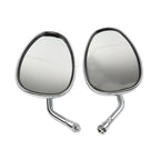 Chrome Rearview Oval Mirror for Honda Shadow Spirit 750 1100 VTX1300 VTX1800 (2001-2010)