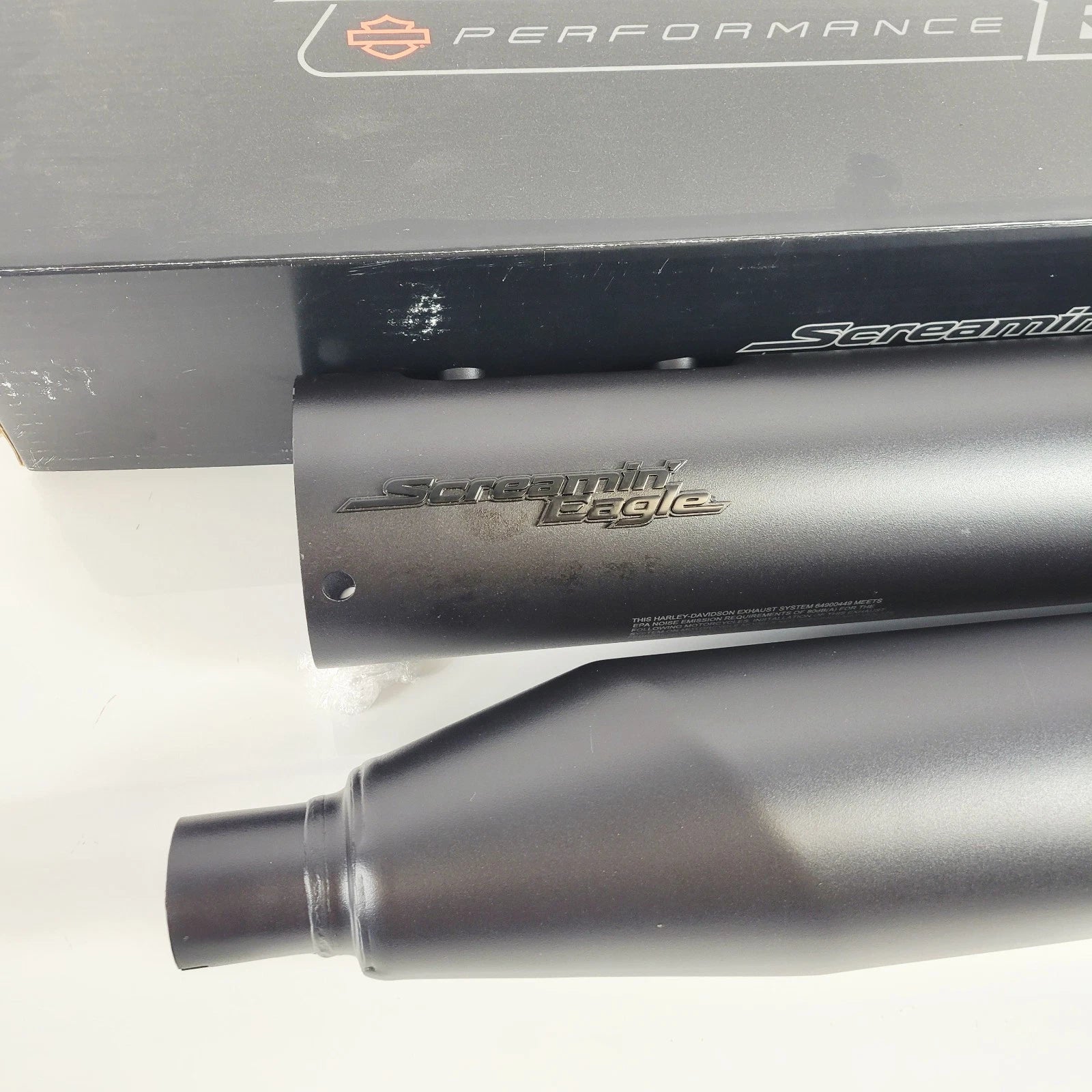 Screamin' Eagle Street Cannon Mufflers for Harley Touring (2017–2025) 64900553 - Black