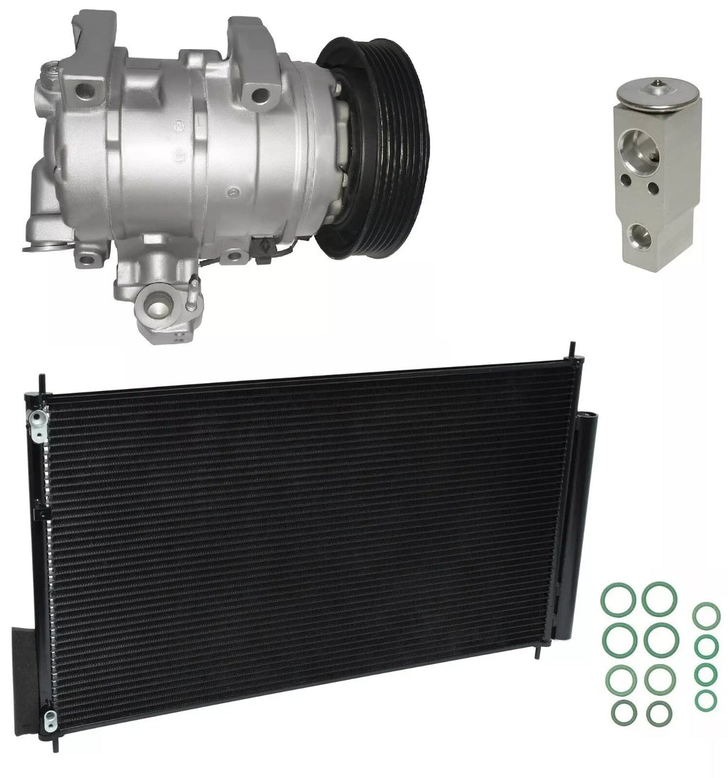 A/C Compressor Kit with Condenser Replacement for Honda Odyssey (2009–2010)
