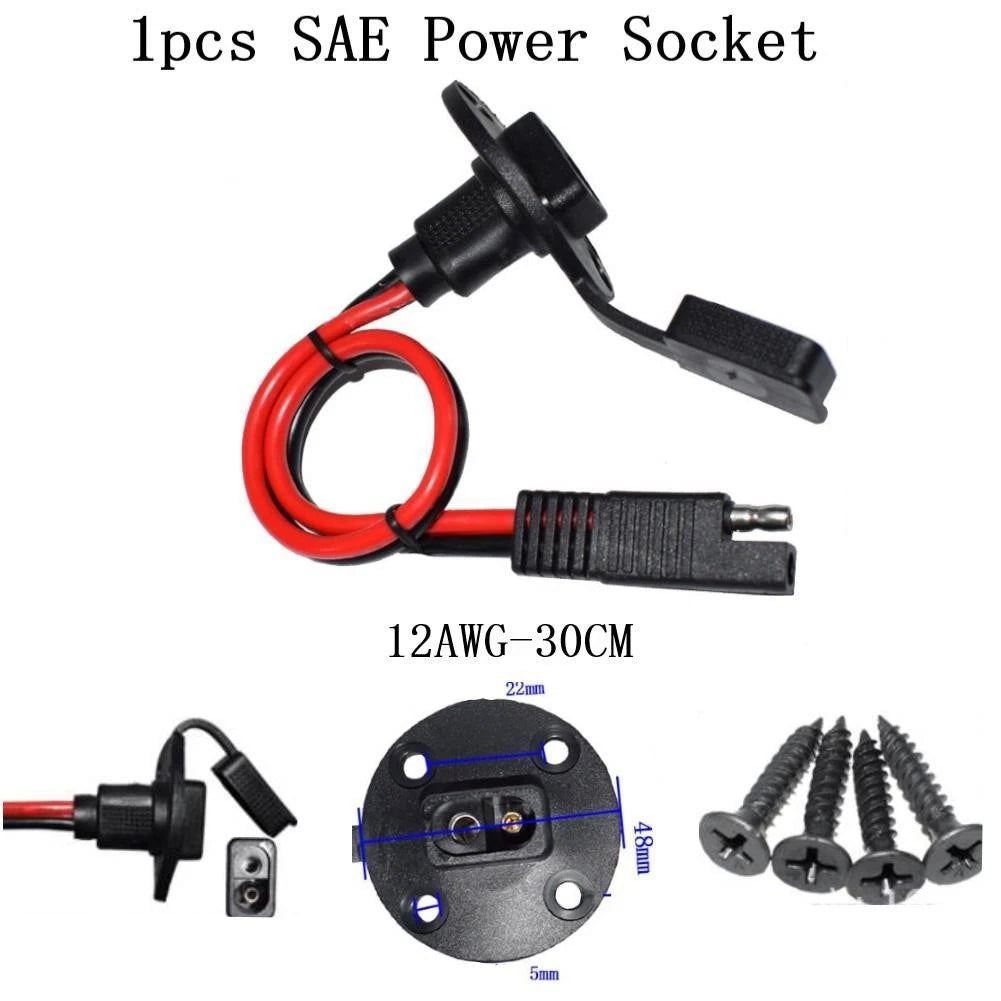 SAE Extension Cord for LED Power Supplies (10A-30A, 12V-36V)