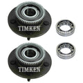 Front & Rear Wheel Bearings & Hubs Kit for Dodge Ram 1500 (2002–2008)