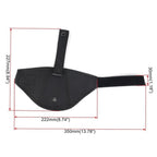 2X Black JDM Leather Bucket Seat Belt Guide Holder Protector