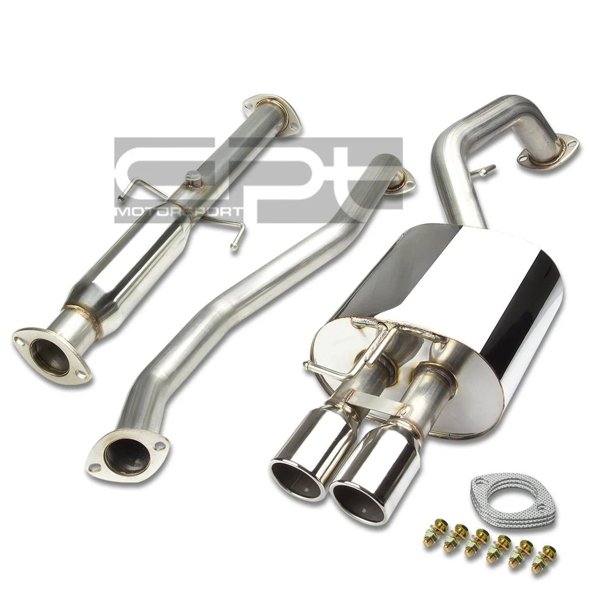 Cat-Back Exhaust System with Muffler Tip for Kia Spectra 2005–2009