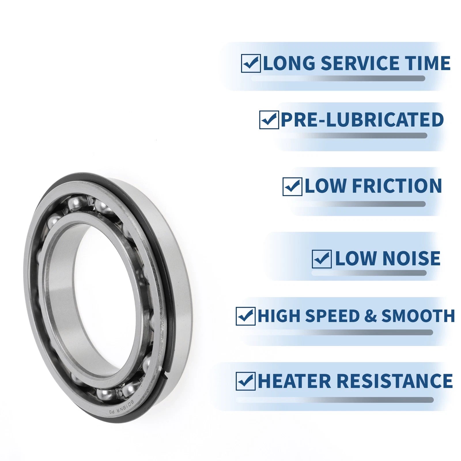 Deep Groove Ball Bearing 6018NR for Scooter Skateboard Wheel (90x140x24mm)