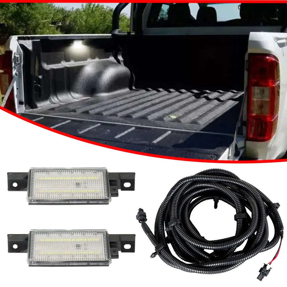 2X LED Trunk Bed Lighting Kits for Chevy Silverado Sierra 1500 2500 3500 (2016–2019)