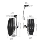 Driver Foot Board Floorboard Kit for Honda Goldwing GL1800 (2001–2017)