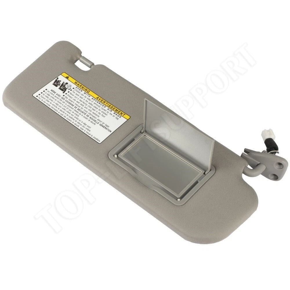 Sun Visor for Hyundai Sonata (2006–2008) Gray with Lighted Feature