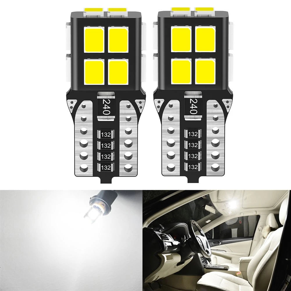 2X LED License Plate Light Bulb for AUXITO (W5W T10 194 168)