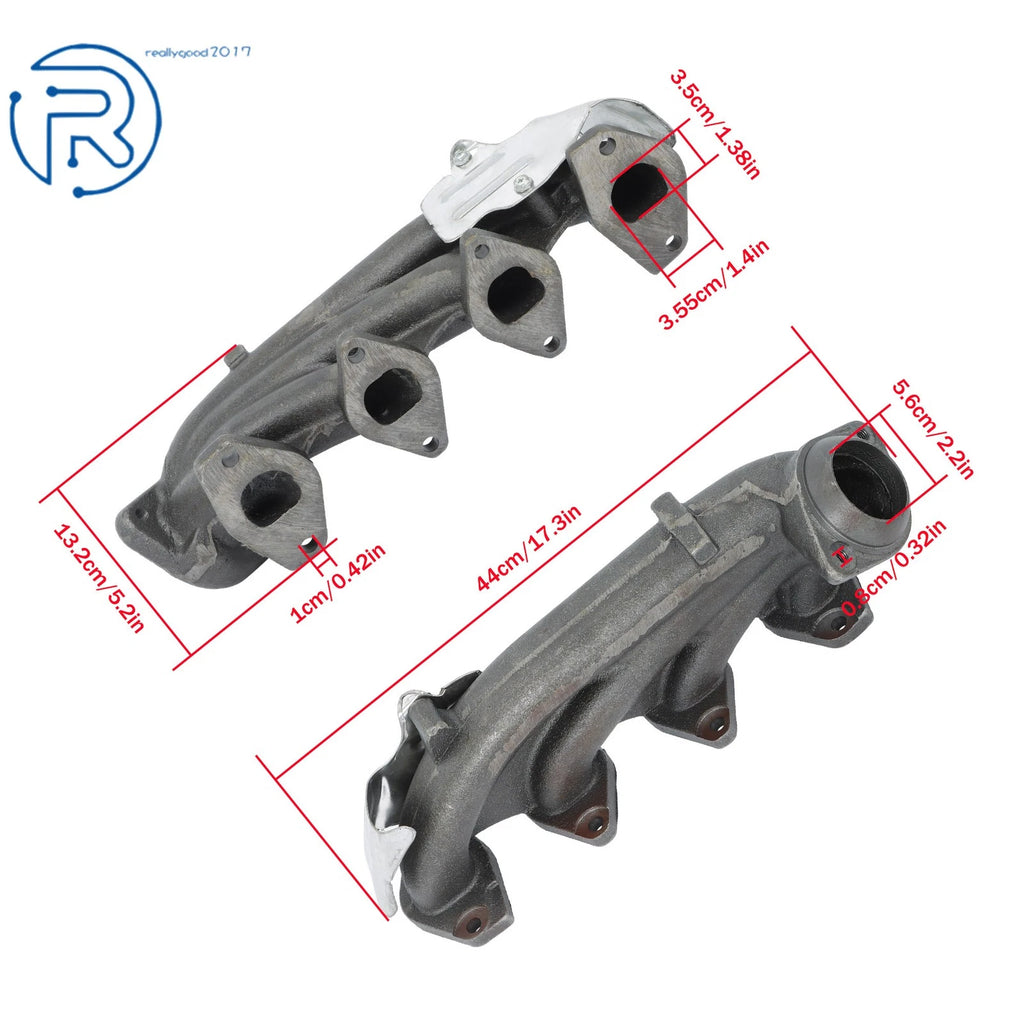 Driver Side Exhaust Manifold for Ford F250 F350 Super Duty 5.4L (2005–2010)