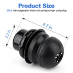 2X Rear Shock Spring Bump Stop for Honda Pilot (2003–2008) 52722-S9V-A04