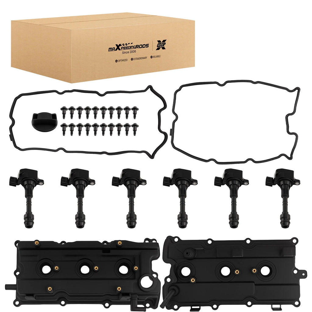 Valve Cover with Bolts and Gaskets for Infiniti I35, Nissan Altima (2002–2004)