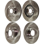 Front & Rear Brake Rotors for Volkswagen Jetta Sedan (2004–2005)