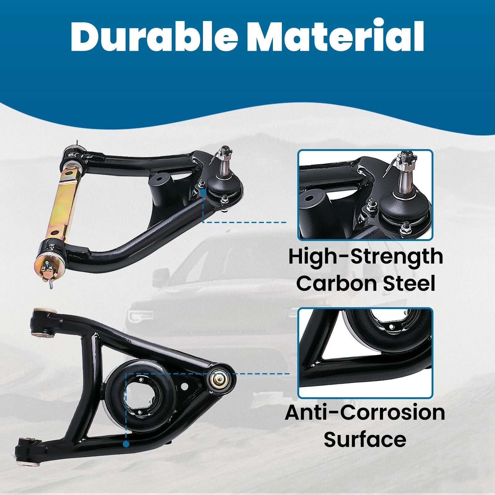 Front Tubular Control Arms A-Arms for Buick Skylark Century (1964–1972)