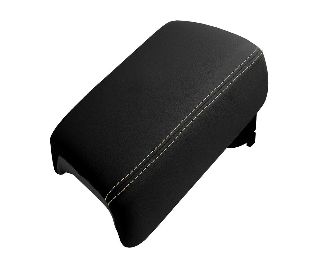 Console Lid Pull Over Cover for Chevrolet Malibu (2013–2015) Beige Stitch