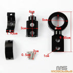 360�� Universal Offroad/Racing Lamp Mounting Bracket for 1-1/4" Bar or Tube