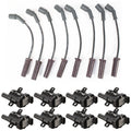 Spark Plug Wires for Chevy Yukon Suburban Avalanche Hummer H2 Sierra 1500