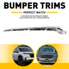Left Driver Side Front Bumper Grille Trim Chrome for Honda Pilot (2023–2025)