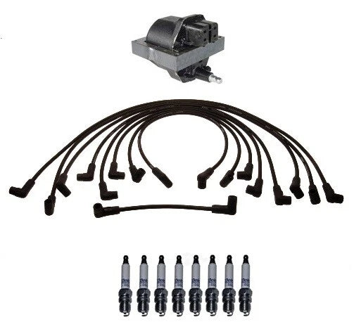 Ignition Wires & Spark Plugs Kit for GMC C2500 K2500 V8 5.7L (1992)