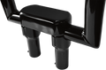 4" Solid Handlebar Riser & Top Clamp Kit for LA Choppers (LA-7442-04B)