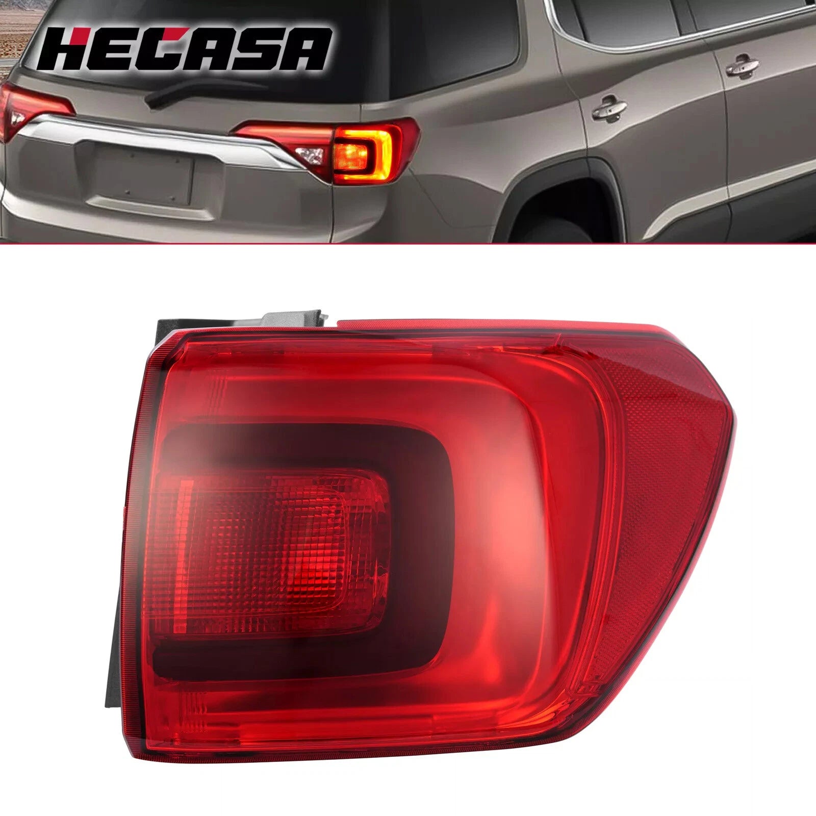 RH LED Tail Light Assembly for GMC Acadia (2017–2019)