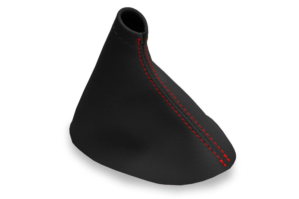 Leather Manual Shift Boot Cover for BMW E28 (1982–1988) Red Stitch