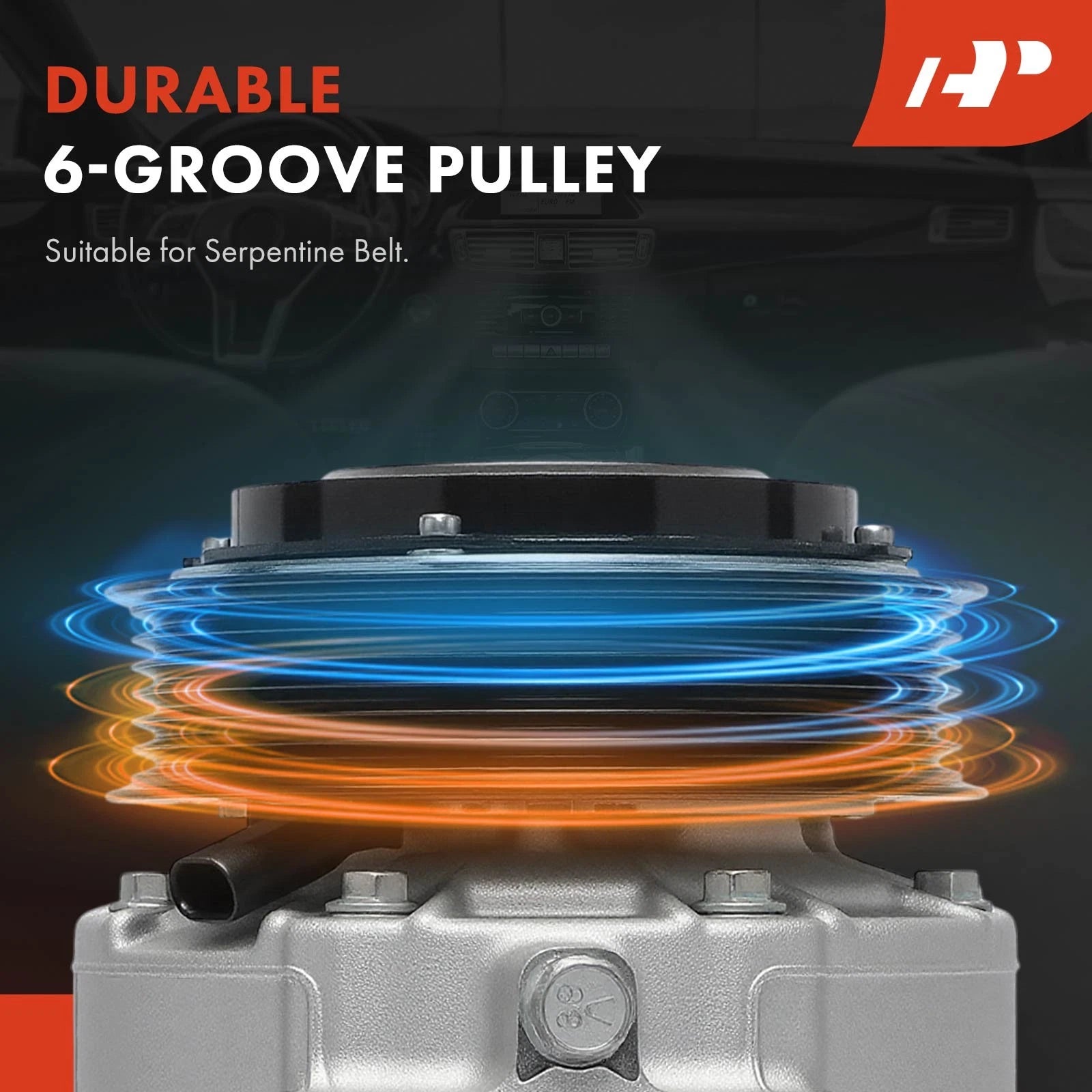A/C Compressor with Clutch for Jeep Grand Wagoneer (2022–2023)