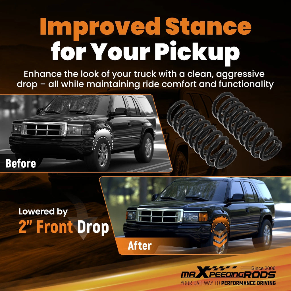 2" Front Drop Lowering Spring for Chevrolet SSR (2003-2006)