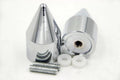 Set of 2 Chrome Bar Ends for Yamaha YZF-R6 (2006–2012) / FJR 1300 (2003–2010)