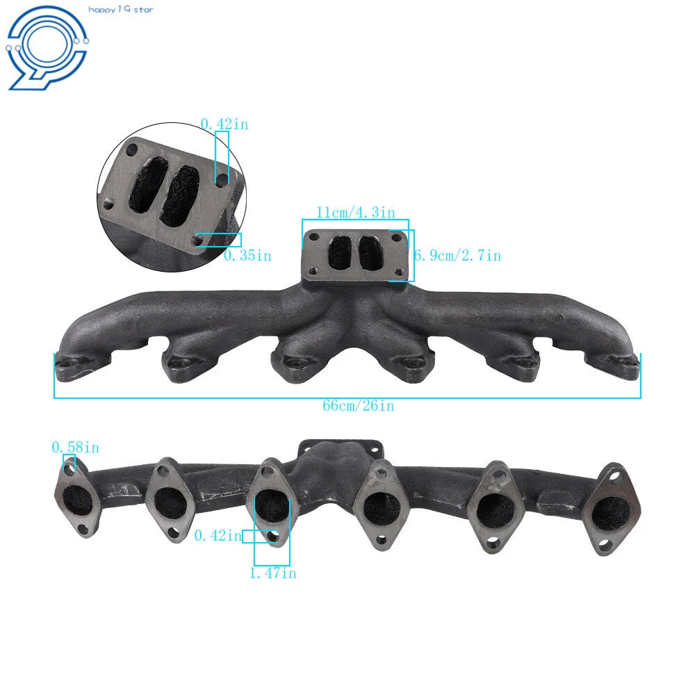 Exhaust Manifold with Gasket for Dodge Ram 2500 3500 (1999–2002)