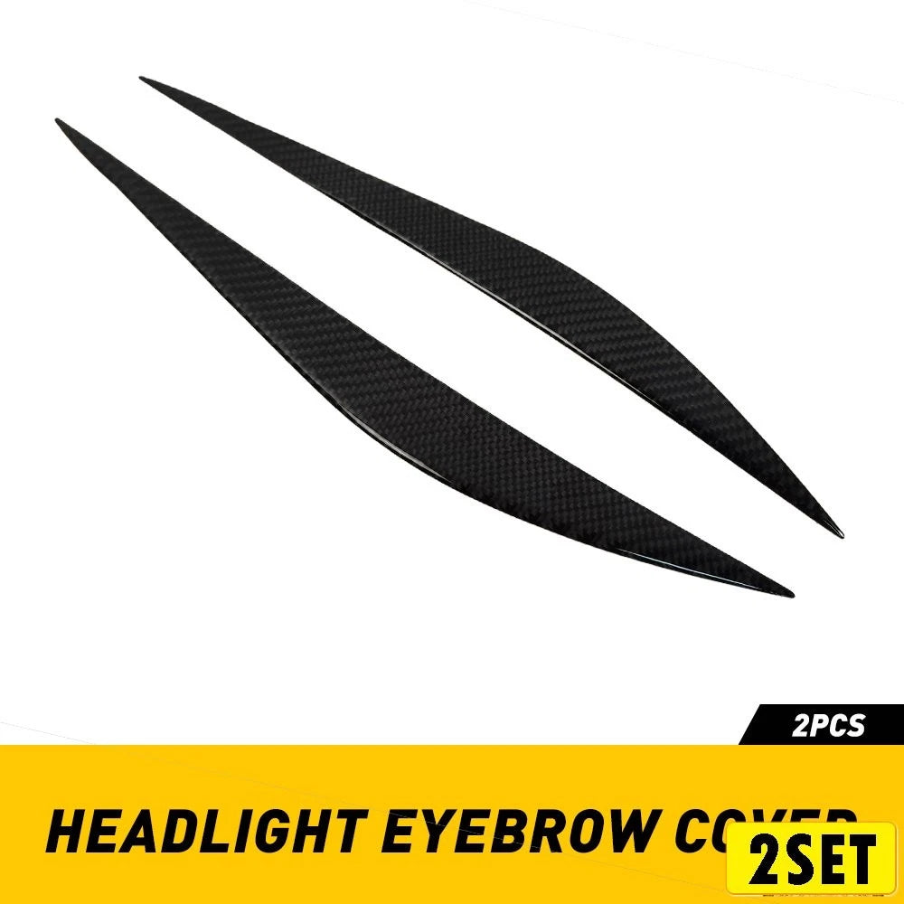 Set of 2 Carbon Fiber Headlight Protector Film for Universal Vehicles