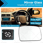 Right Side Mirror Glass for Land Rover Discovery 4 (2009–2013) w/ Heated