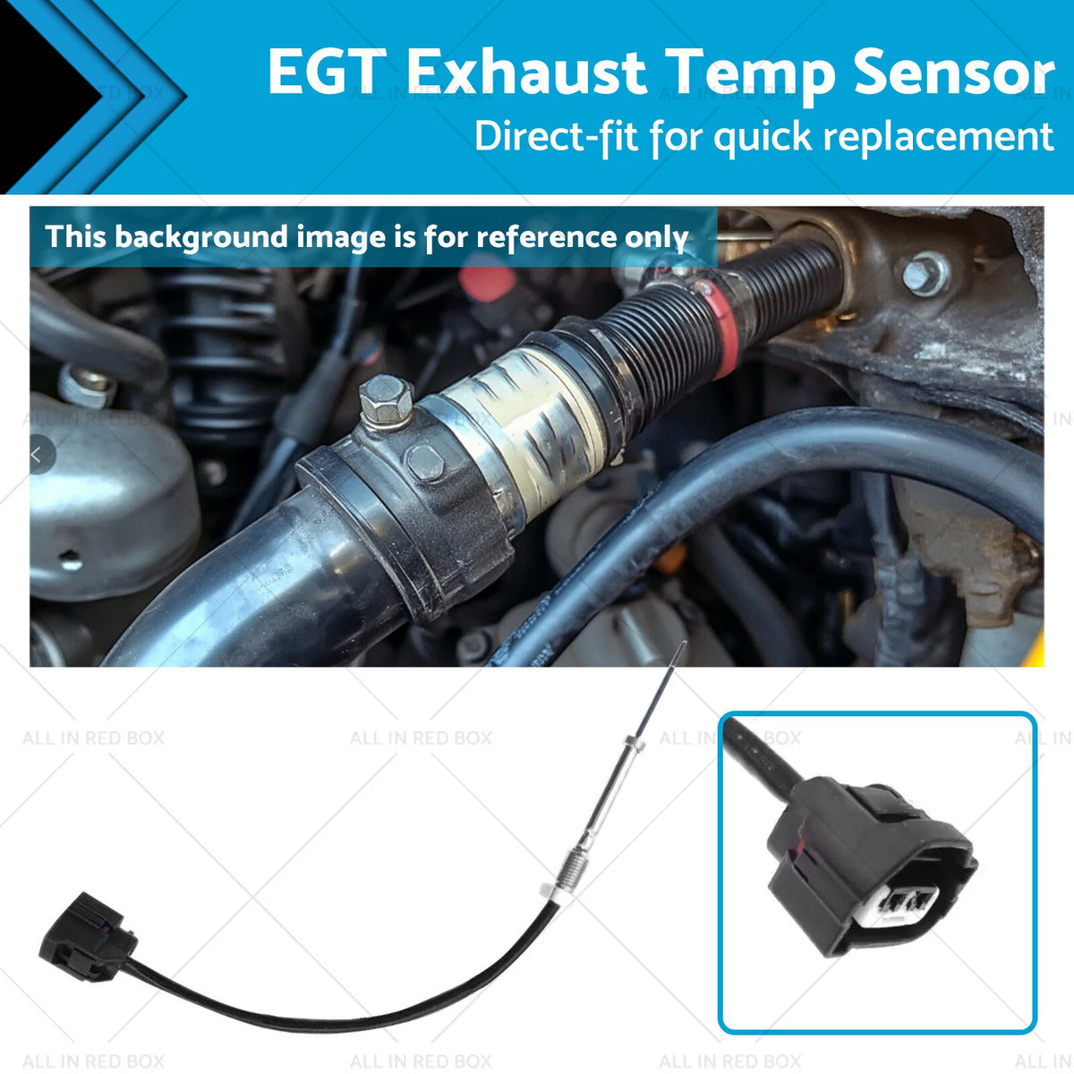 EGT Exhaust Temp Sensor for Nissan Navara D40 R51 (2005–2015)