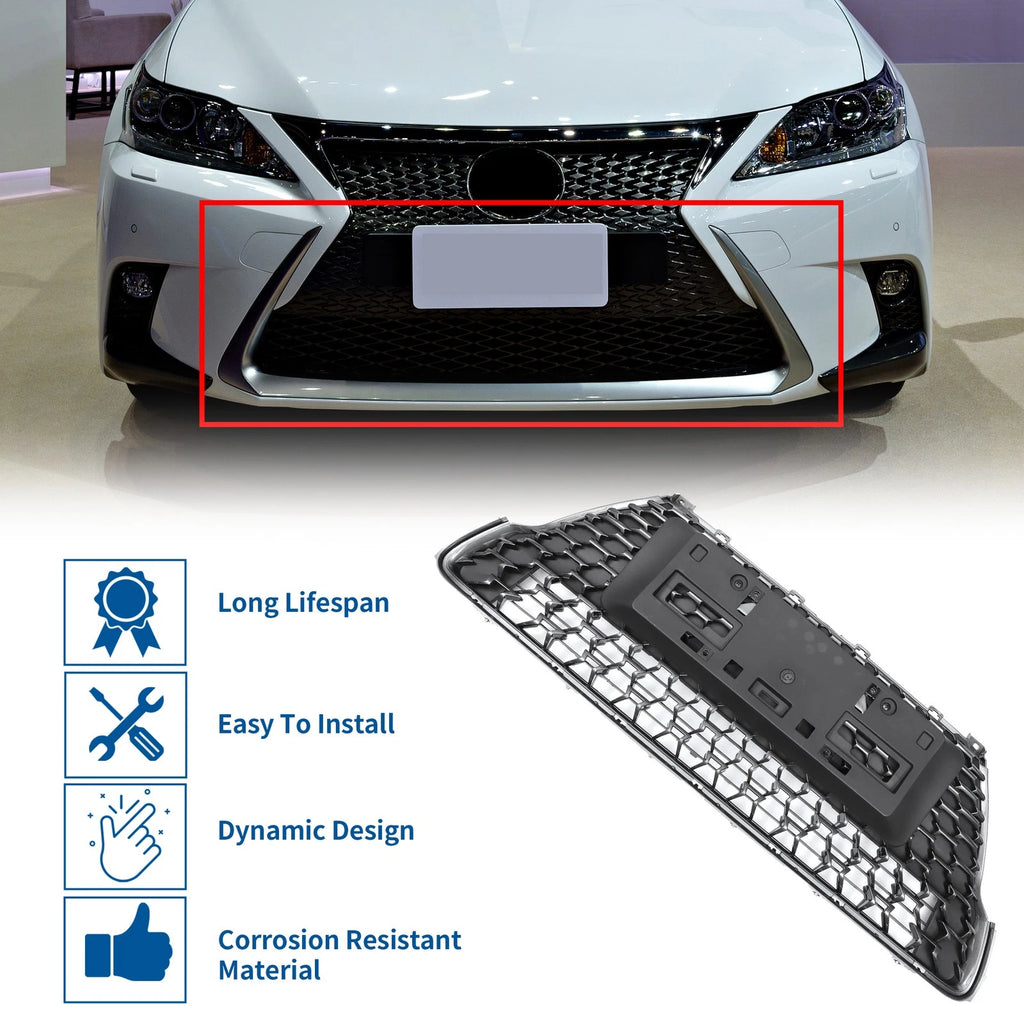 Front Lower Bumper Grille for Lexus CT200h (2015) No. 5310276050 Black