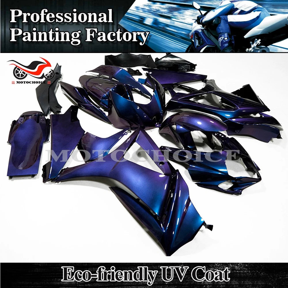 Chameleon Blue Purple Fairing Kit for Suzuki GSXR1000 (2007–2008)