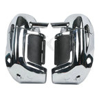 Chrome Lower Vented Leg Fairing Glove Box for Harley Touring FLT (1983–2013)