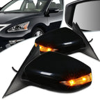 Pair Power Turn Signal Door Mirrors for Nissan Altima Sedan (2013–2018) NI1320224 NI1321224