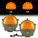2X LED Front Turn Signal Lights for Humvee M998 M35