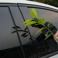 Set of 6 Black Pillar Posts for Toyota Corolla (2014–2018) Trim Cover Kit EPY