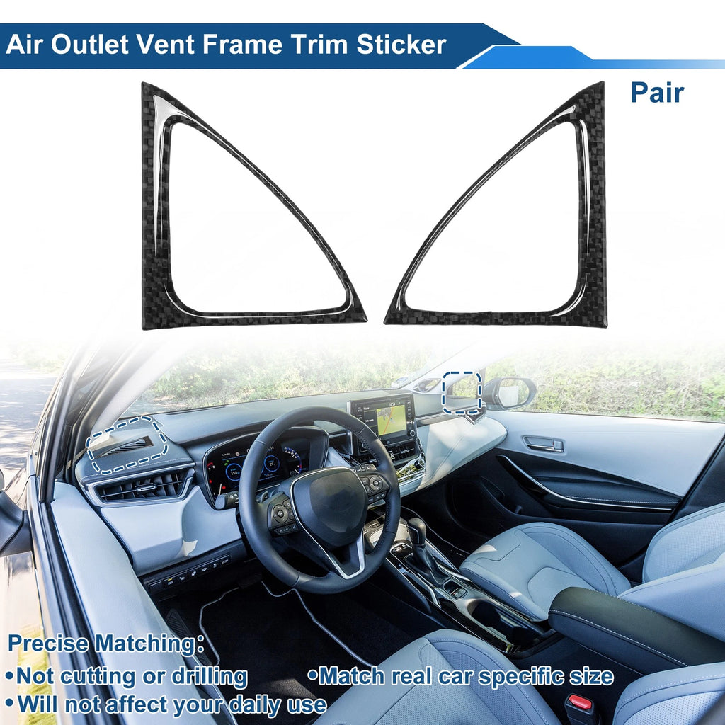 Set of 2 Air Condition Outlet Vent Trim Cover Frames for Toyota Corolla (2007–2013)
