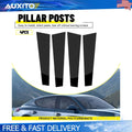 Set of 4 Glossy Black Pillar Posts for Porsche Panamera (2009–2016)