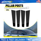 Set of 4 Glossy Black Pillar Posts for Porsche Panamera (2009–2016)
