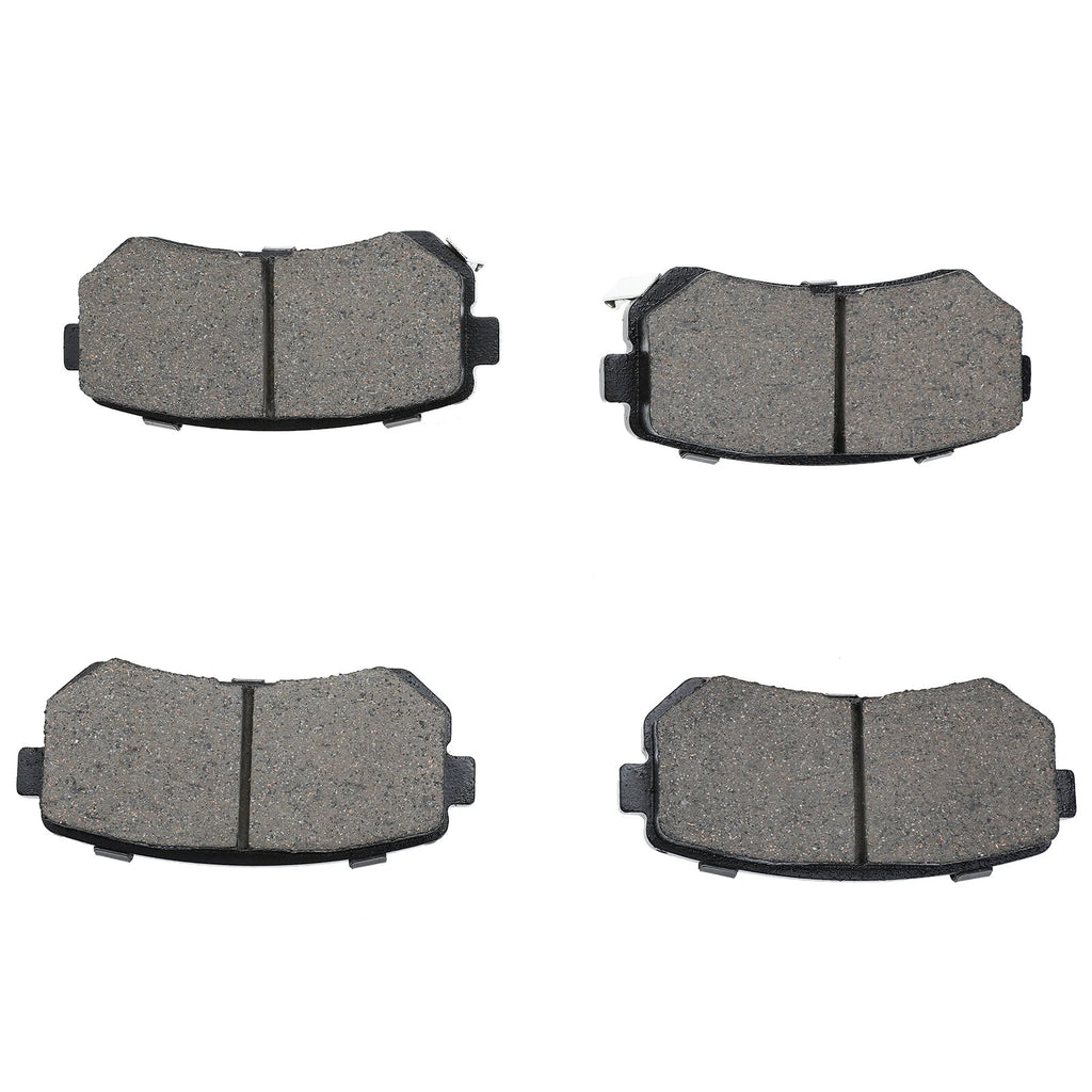Set of 4 Rear Ceramic Brake Pads for Hyundai Elantra (2009–2012)