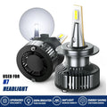 AUXITO H7 Headlight Kit Combo Bulbs for 6500K 8000LM