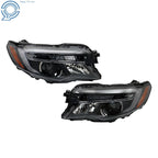 2X Black Projector Headlights for Honda Pilot (2016-2021) & Ridgeline (2017-2020)